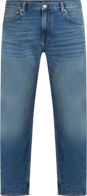 Tommy Hilfiger Whiskered Straight-Leg Jeans
