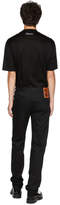 Thumbnail for your product : Raf Simons Black Patches Regular Fit Jeans