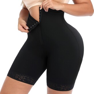 Plus Size Shapewear Shorts High Waisted Belly Control Compression