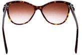 Thumbnail for your product : Chanel Cat-Eye Bow Sunglasses