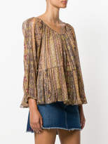 Thumbnail for your product : Mes Demoiselles peasant blouse with print
