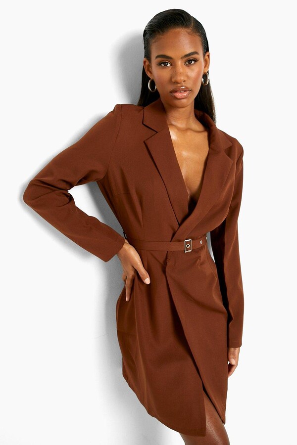 wrap jacket dress