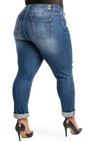 Thumbnail for your product : Poetic Justice Shaw Curvy Fit Boyfriend Jeans