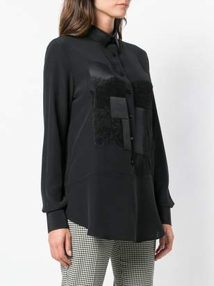 Ermanno Scervino lace patchwork design shirt