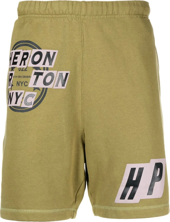 Heron Preston Logo-Print Track Shorts