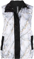 Thumbnail for your product : NO KA 'OI Marble Print Sleeveless Jacket