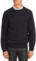 Thumbnail for your product : Armani Collezioni Navy Round Collar Sweater