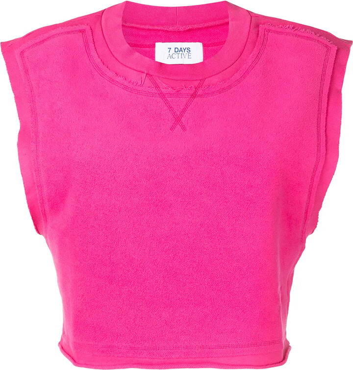 7 DAYS ACTIVE Sleeveless Cropped Top