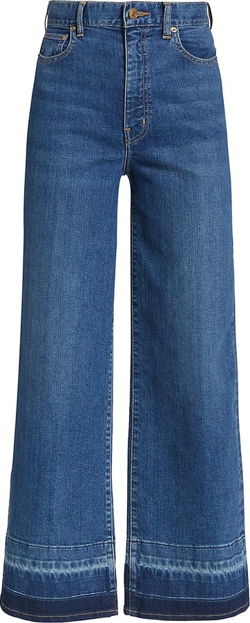 Derek Lam 10 Crosby Isla Cropped Wide-Leg Jeans - ShopStyle