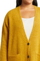 Thumbnail for your product : Eileen Fisher V-Neck Wool & Mohair Blend Cardigan