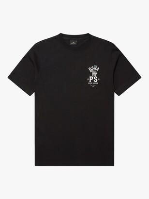 Paul Smith Organic Cotton Graphic T-Shirt, Black 79