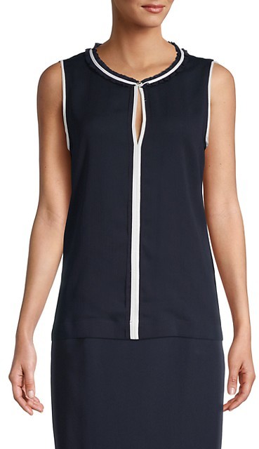 keyhole sleeveless top