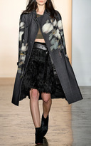 Thumbnail for your product : Peter Som Mega Rose Wool Coat
