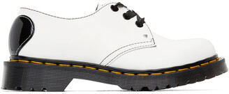Dr. Martens White 1461 Hearts Oxfords