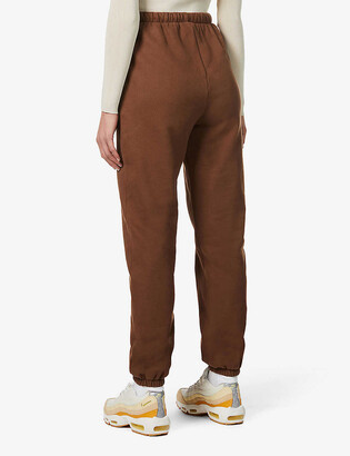 RE ONA Tapered mid-rise cotton-jersey jogging bottoms