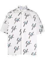 Thumbnail for your product : C2H4 Geometric Short-Sleeve Shirt