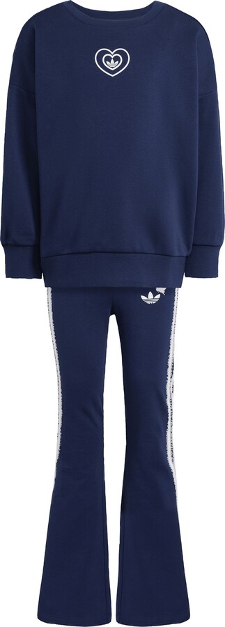 adidas x Disney Alice in Wonderland Kids' Crewneck Sweatshirt & Flare Leggings Set