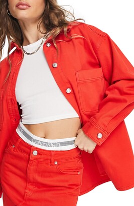 Topshop Red Women's Clothes | ShopStyle