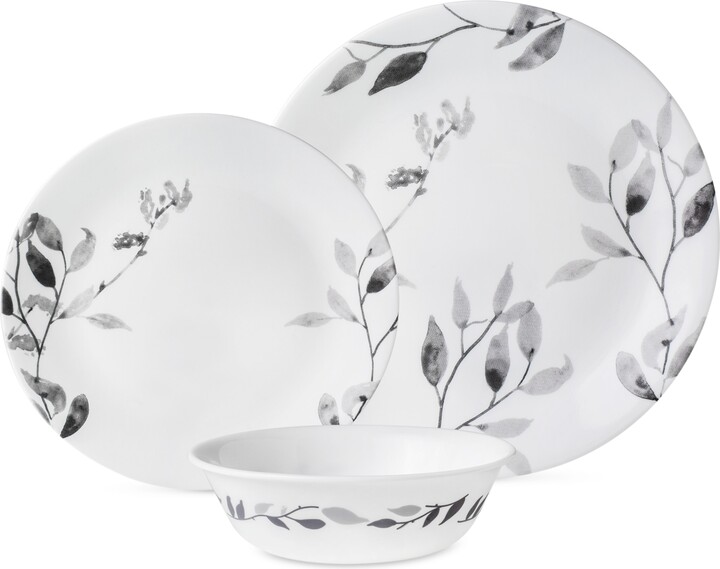 Corelle Boutique Misty Leaves 12Piece Dinnerware Set ShopStyle