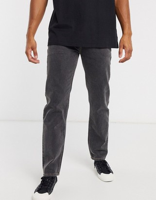 Asos design barrel jeans in washed black Clearance