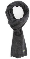 Thumbnail for your product : Lacoste Grey cashmere and wool scarf