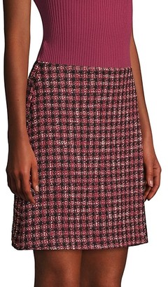 HUGO BOSS Veljara Tweed A-line Skirt