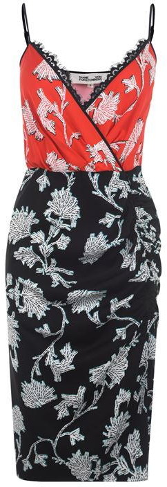 dvf ebony midi dress