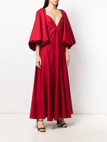 Thumbnail for your product : KHAITE Puff Sleeve Evening Dress