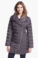 Thumbnail for your product : Kenneth Cole New York Asymmetrical Down & Feather Coat