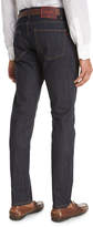 Thumbnail for your product : Isaia Light Wash Straight-Leg Jeans, Blue