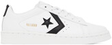 Thumbnail for your product : Converse White Leather Pro Low-Top Sneakers