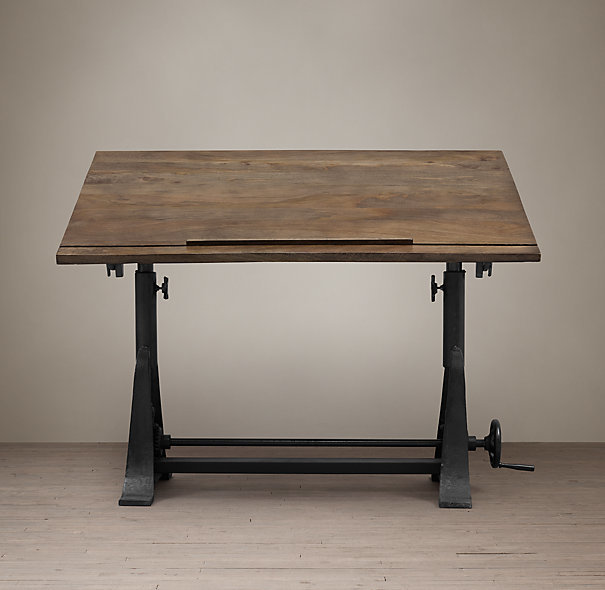 Restoration Hardware 1910 American Trestle Drafting Table ShopStyle