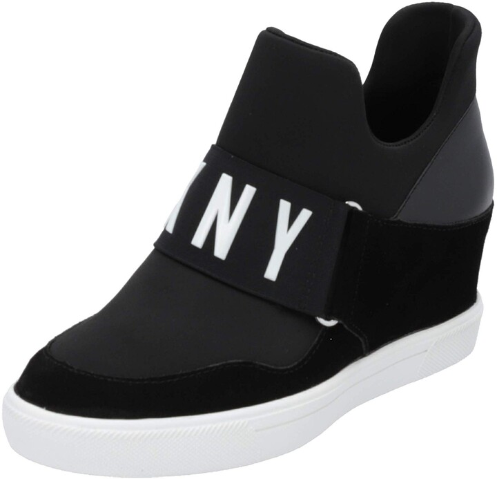 dkny cosmos sneaker wedge