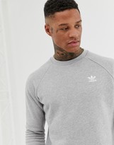 Thumbnail for your product : adidas sweatshirt with small logo in grey