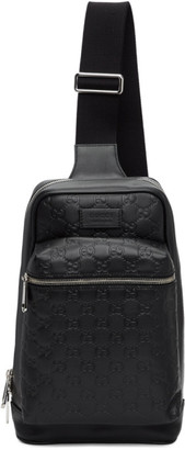 Gucci Black Signature Messenger Bag