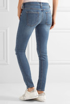Thumbnail for your product : Current/Elliott The Ankle Mid-rise Skinny Jeans - Mid denim