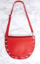Thumbnail for your product : PrettyLittleThing Red Rounded Eyelet Detail Bum Bag