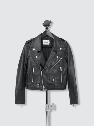 Deadwood Women's Joan Cropped Leather Jacket - ShopStyle
