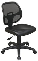 Thumbnail for your product : Office Star Mesh Screen Back Task Chair with Vinyl Seat