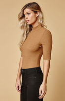 Thumbnail for your product : Lucca Couture Veronica Ribbed Crop Top