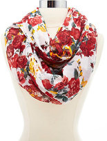 Thumbnail for your product : Charlotte Russe Floral Print Infinity Scarf
