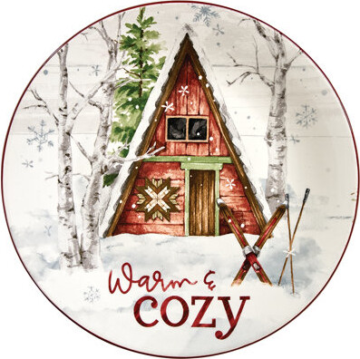 Millwood Pines Snowflake Lodge Salad Plate Set Of 4