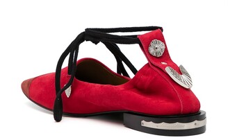Toga Pulla Square-Toe Ballerina Shoes