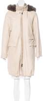 Thumbnail for your product : Brunello Cucinelli Reversible Fur-Trimmed Shearling Coat