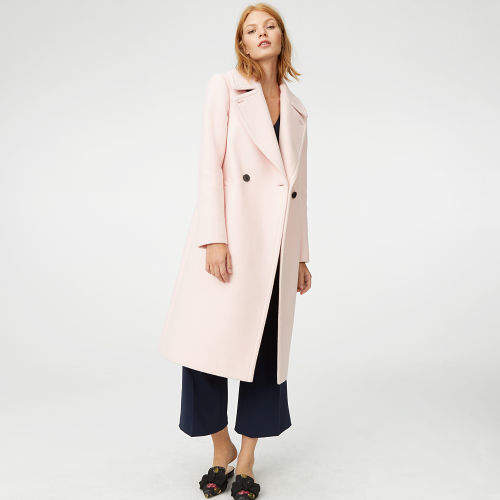 Fashion Look Featuring Club Monaco Coats and Cuyana Satchels Top