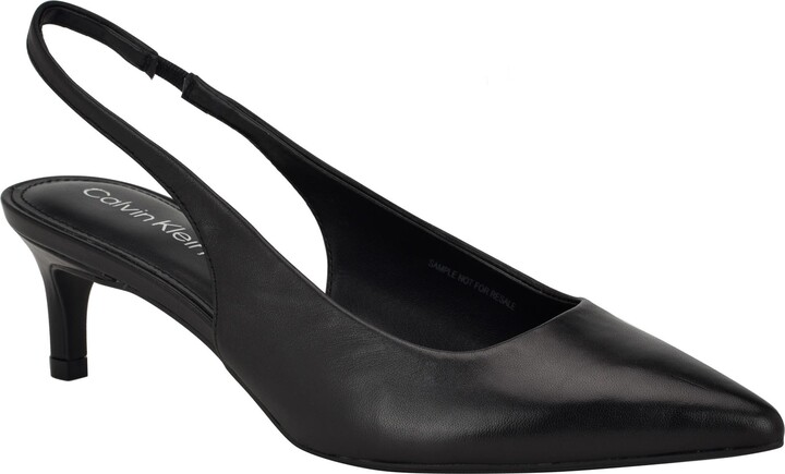 Slingback Pumps Ck Heels Shoes Calvin Klein Dainty Slingback