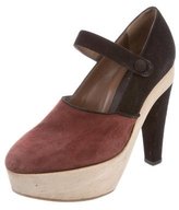 Thumbnail for your product : Marni Colorblock Suede Pumps