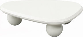 Ivy Bronx Cloud Coffee Table with 3 Ball Legs