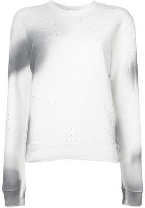 Off-White faded print sweatshirt