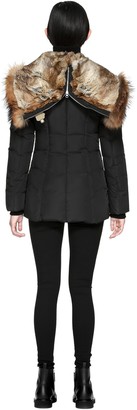 Mackage Akiva Winter Down Coat With Fur Lined Hood In Black
